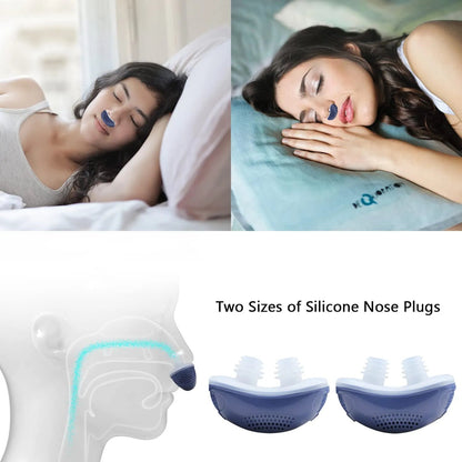 Nowy mini aparat CPAP bez węża, bez maski, respirator zapobiegający chrapaniu